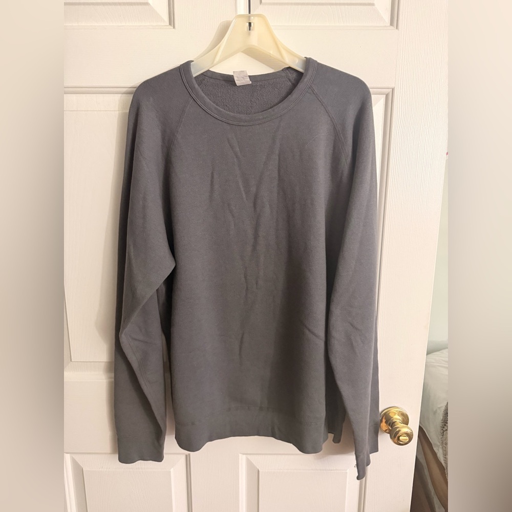 Save Khaki Men's Gray Heather Crew Sweater